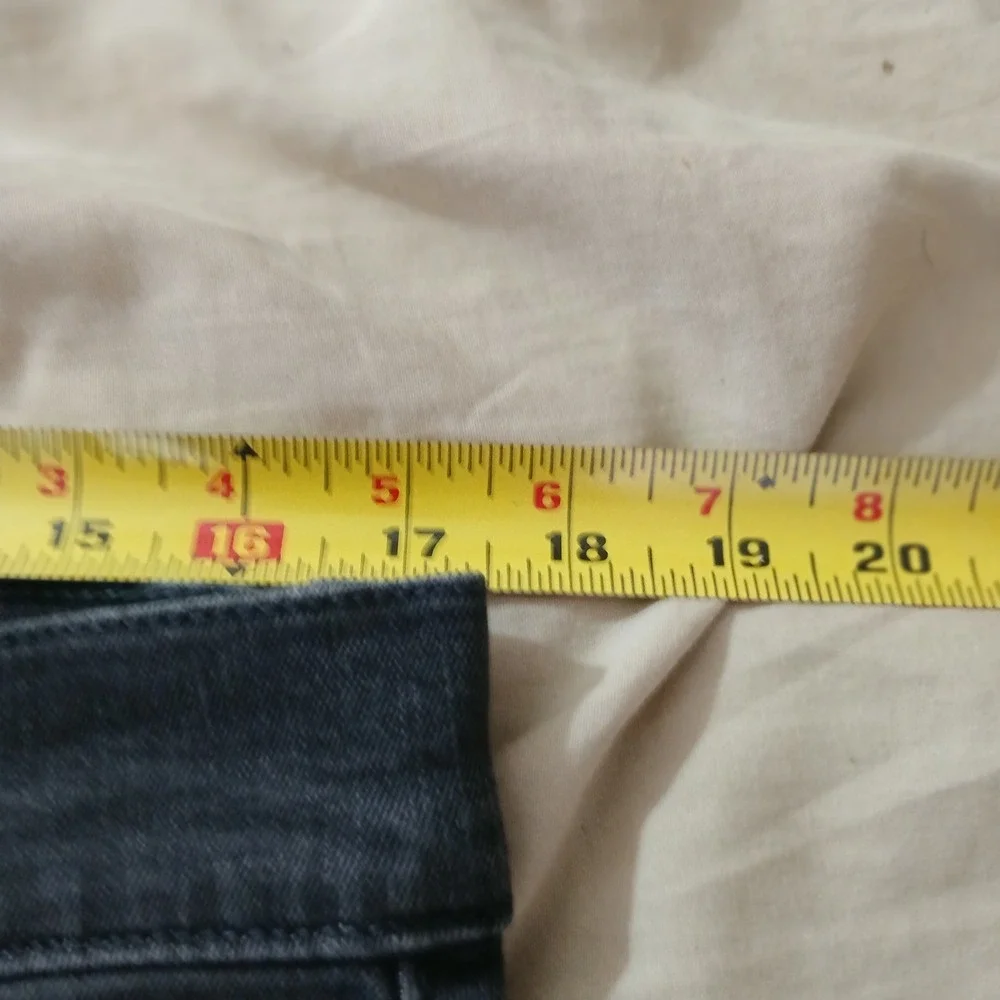 Mugsy Mags Jeans Mens 35x32 Black Slim Straight Stretch FLX4NKG-35X32